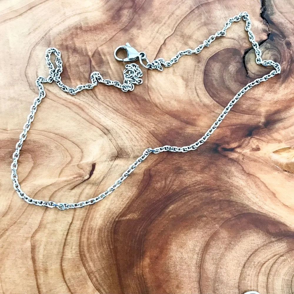 🆕 Heart Necklace and Earrings Set Stainless Steel - Picture 5 of 6